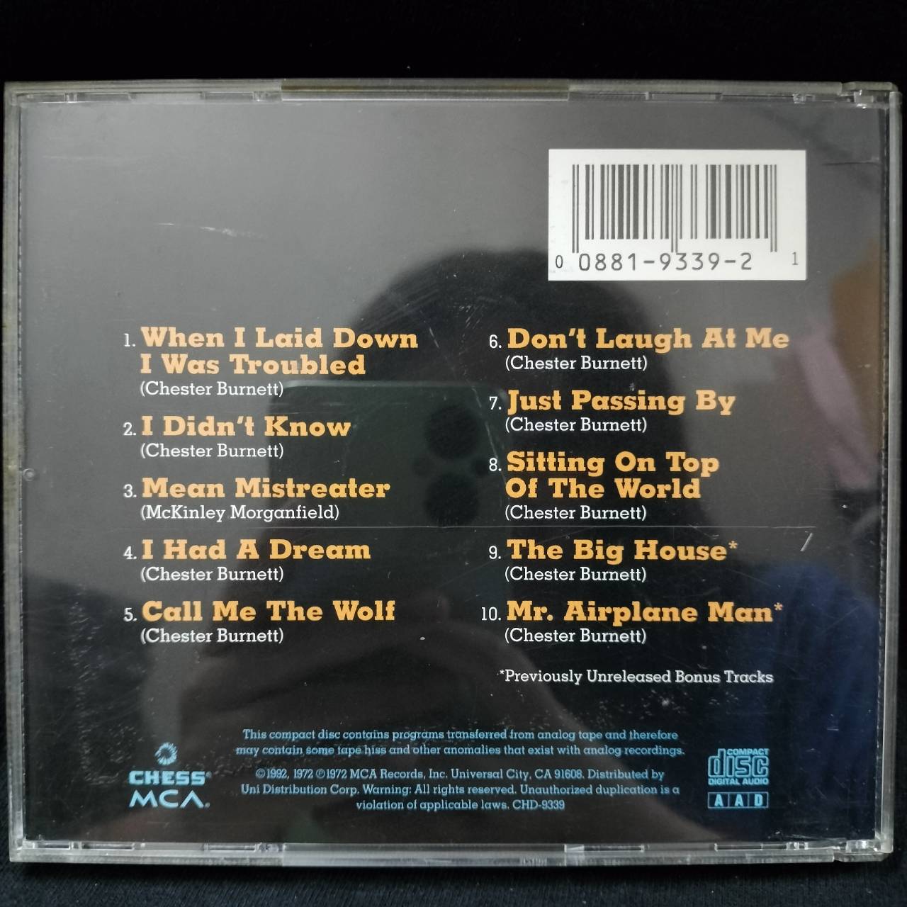 Howlin' Wolf – Live And Cookin' At Alice's Revisited / USA / แผ่นดี