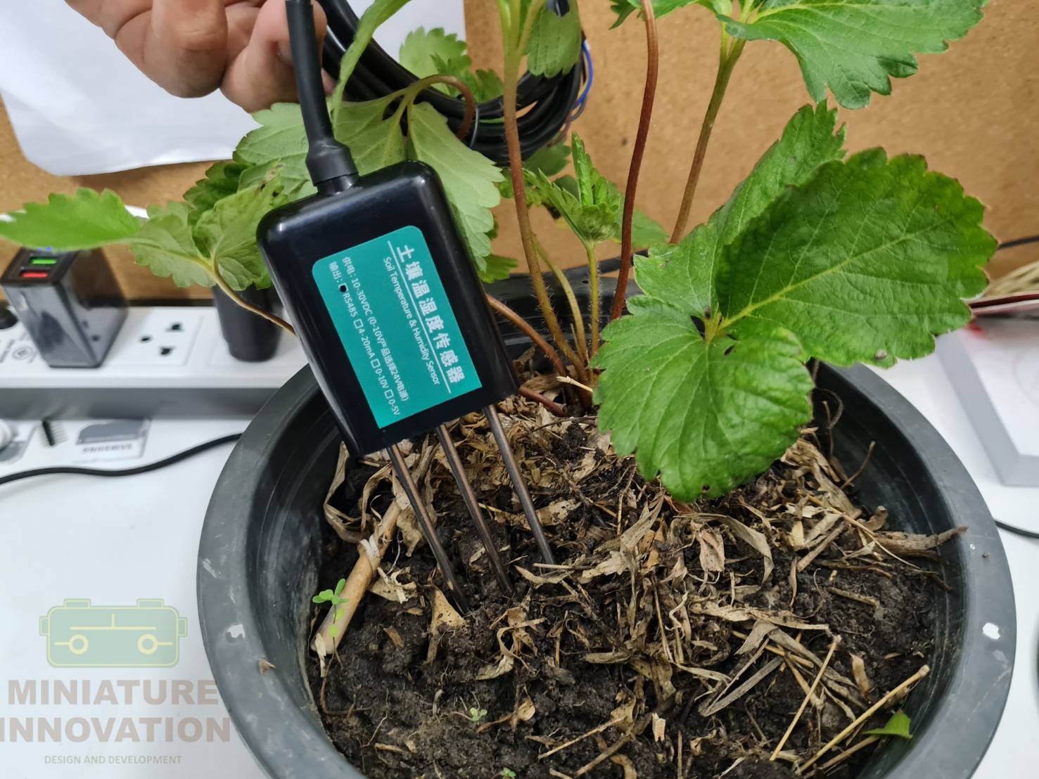 SOIL MOISTURE & TEMPERATURE SENSOR OUTPUT RS485 เซ็นเซอร์วัดความชื้นในดิน อุณหภูมิ MODBUS