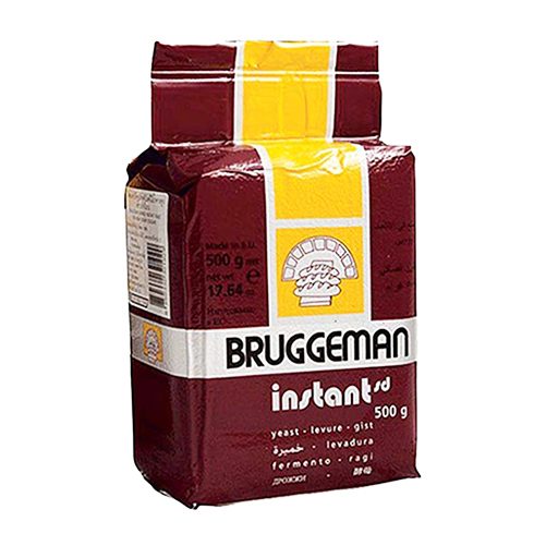 ยีสต์ Bruggeman Instant Dry Yeast Brown (for sweet dough) สีน้ำตาล ขนาด 500 กรัม ( 06-0002)