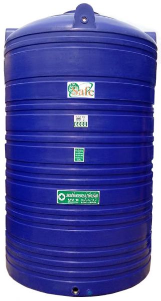 ถังเก็บน้ำบนดินPE Safe ขนาด 6000 ลิตร รุ่น WT-6000 (FOOD Grade)