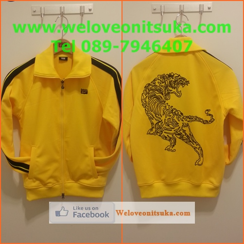 Jacket สีเหลืองลายเสือสีดำ เนื้อผ้าอย่างดี เท่ห์กว่าใคร OKJ330-0004