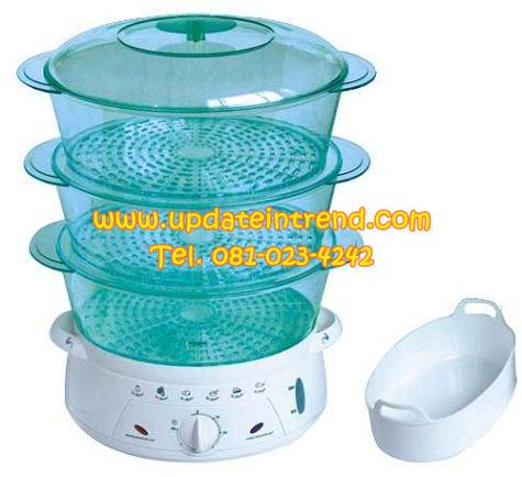 หม้อนึ่งไอน้ำอเนกประสงค์ หม้อนึ่งอาหารไฟฟ้า แบบ3ชั้น (TS-9688-2B)