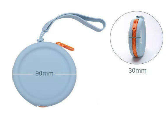 กระเป๋าทรงกลม,กระเป๋าอเนกประสงค์,กระเป๋าซิลิโคน,กระเป๋าใส่เศษเหรียญ,ขนาด9*3cm