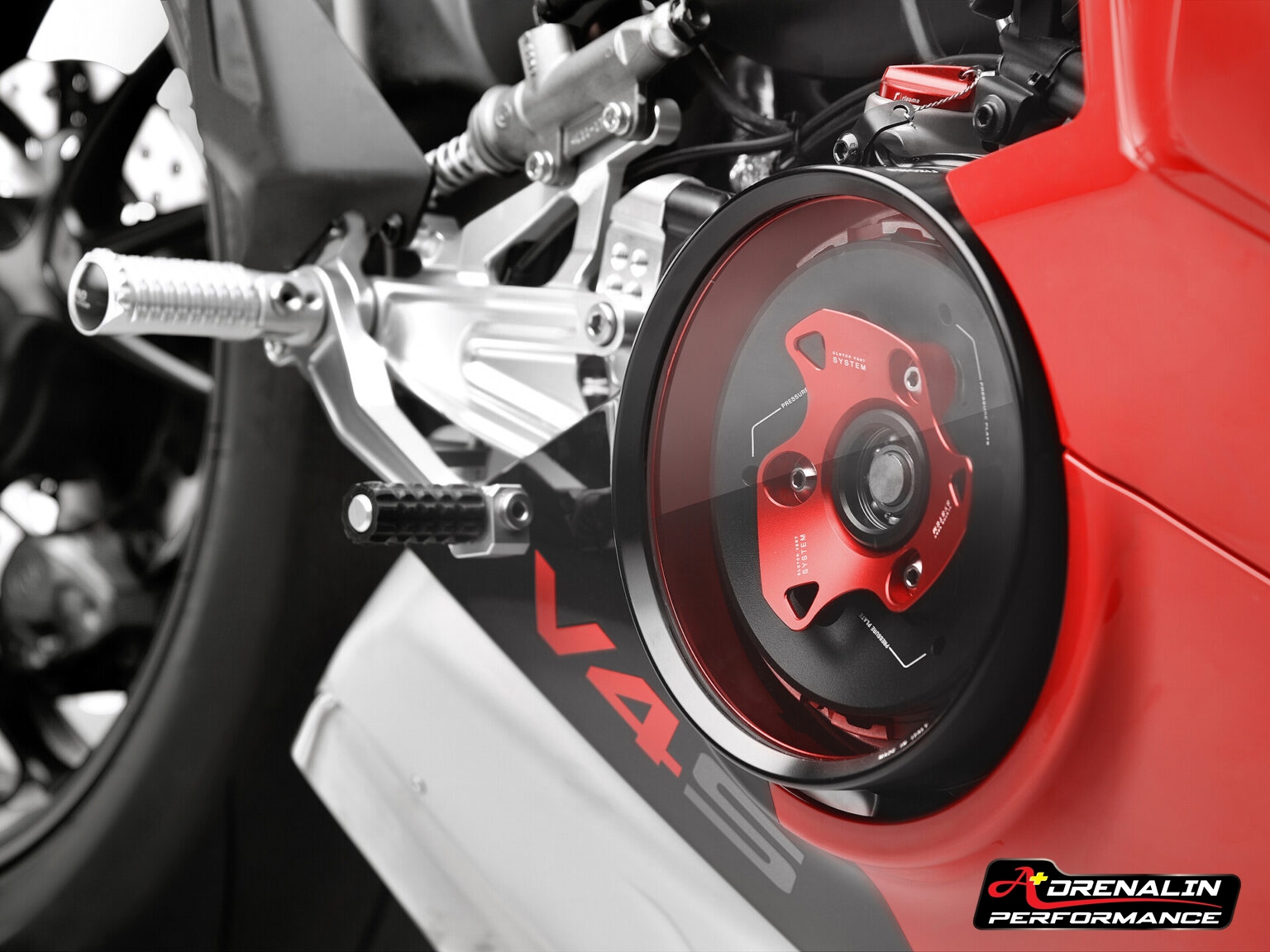 ครอบคลัทช์ใส Rizoma สำหรับ Panigale 899 1199 ชุด3ชิ้น