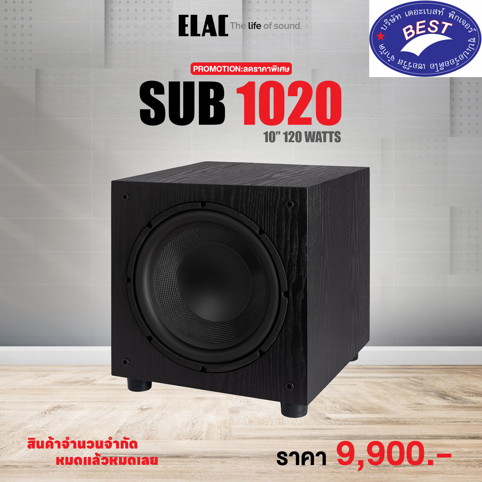 ELAC SUB1020 Powered Subwoofer 10"