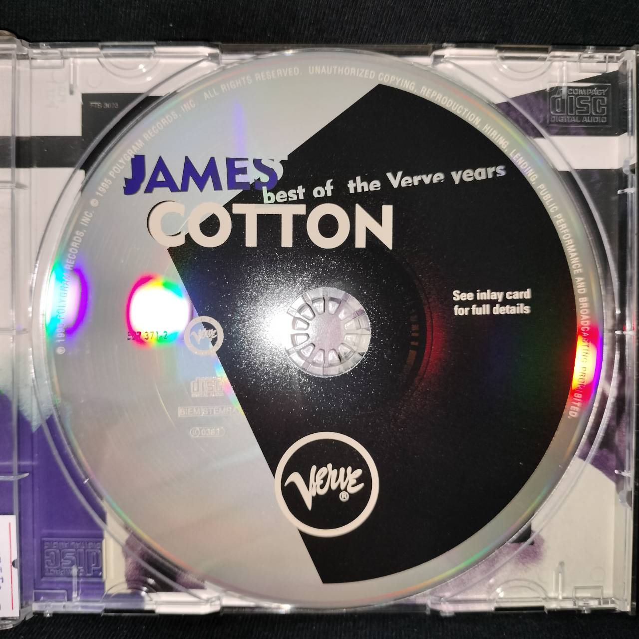 James Cotton – Best Of The Verve Years / ไม่ระบุ / ปกมีจุดเหลือง / แผ่นสวย