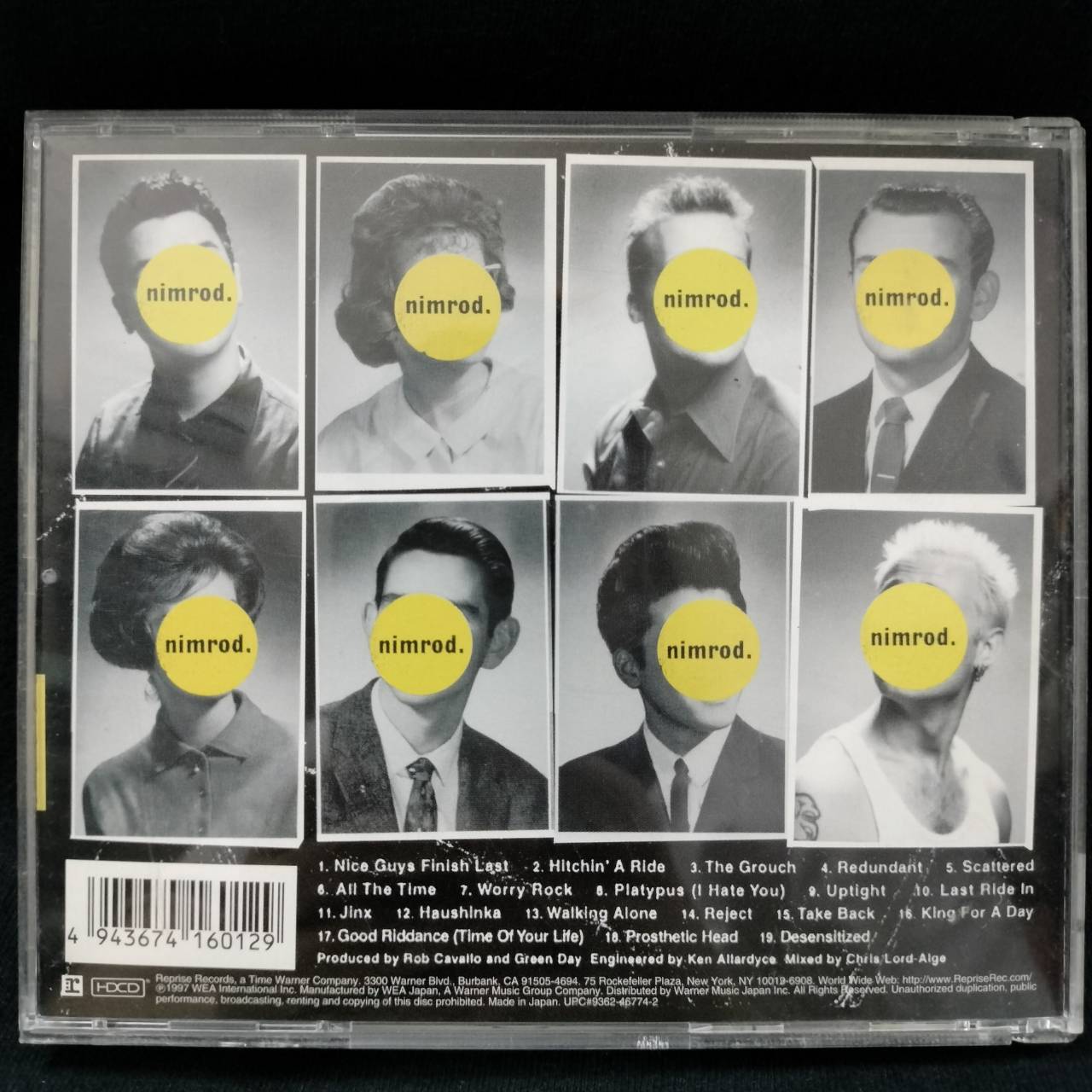 Green Day – Nimrod. / JAPAN / แผ่นสภาพนางฟ้า / มี Obi(มีจุดเหลือง)