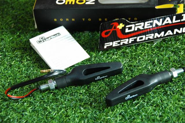 ไฟเลี้ยว Lightech รุ่น Nitro สีดำทรงหยดน้ำ ระบบไฟวิ่ง