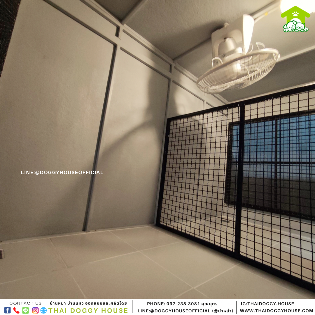 บ้านหมา 2 ประตู BOX STYLE