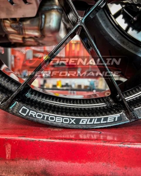 ล้อคาร์บอน Rotobox 10ก้าน สำหรับ Street fighter V4 ลาย Bullet