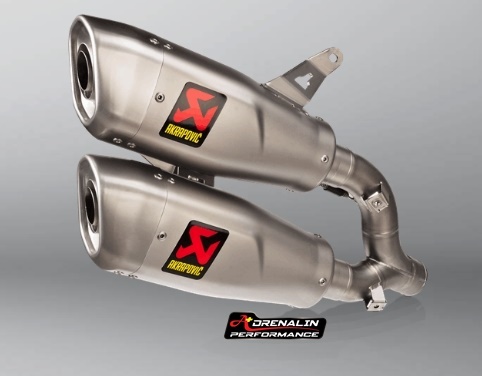 ท่อ Akrapovic ปลายคู่ GP ไทเทเนียม สำหรับ Monster 937 (For Exhibition only)