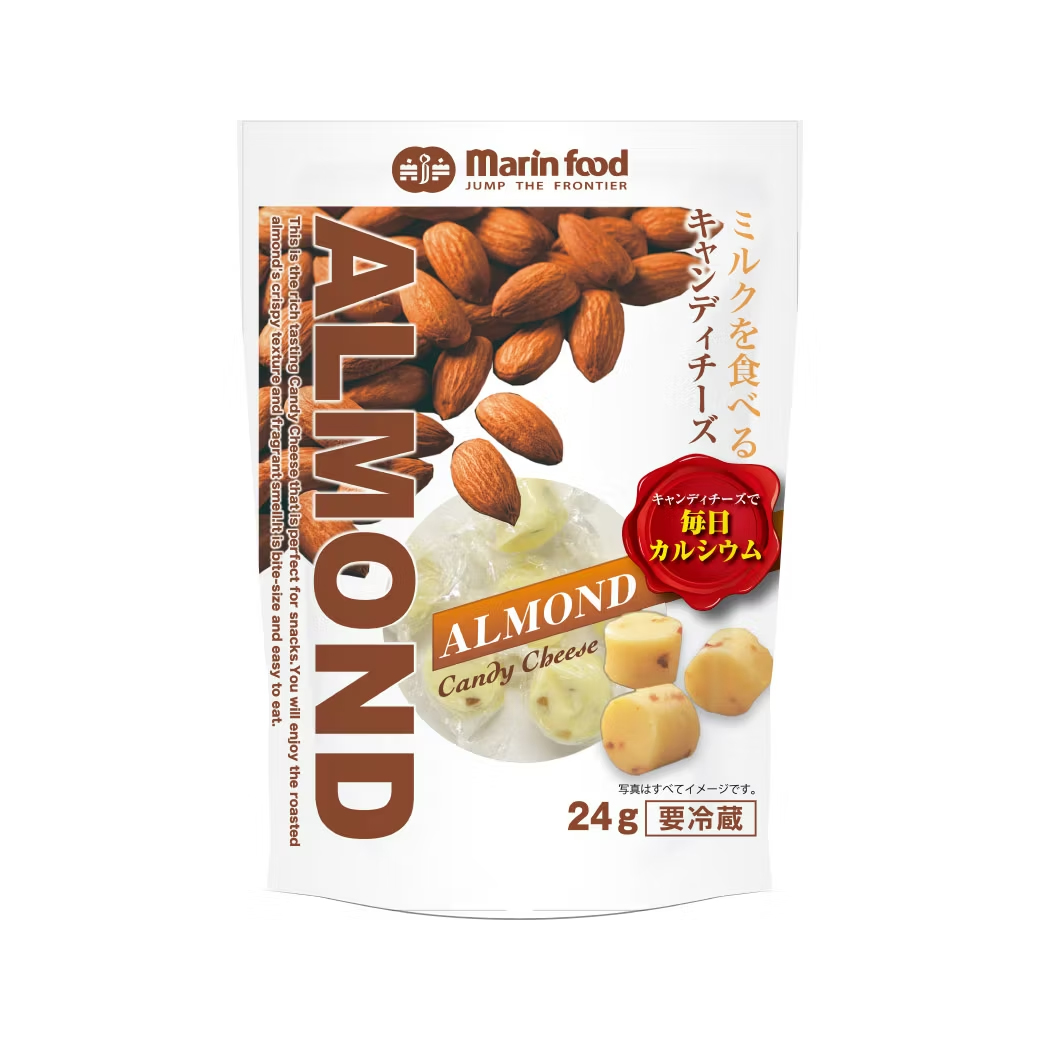 Marin Food Candy Cheese Almond 24 g. (02-8585)(สินค้าแช่เย็น)