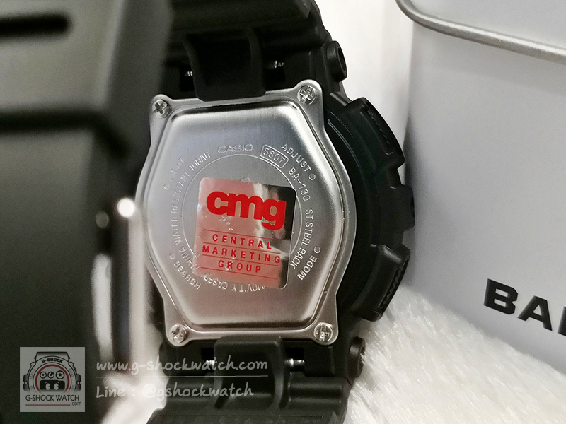 CASIO BABY-G นาฬิกาข้อมือ นาฬิกากันน้ำ นาฬิกาของแท้ ประกันศูนย์ CMG 1 ปี รุ่น BA-130-1A4