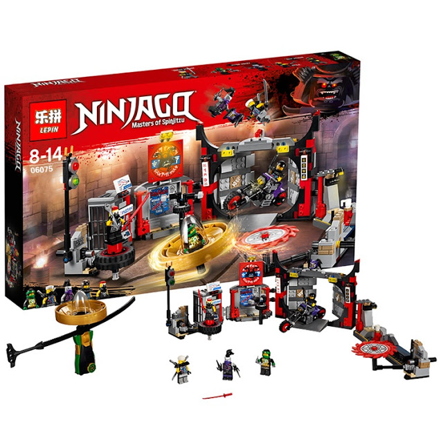 เลโก้จีน LEPIN.06075 ชุด Ninja Go S.O.G. Headquarters