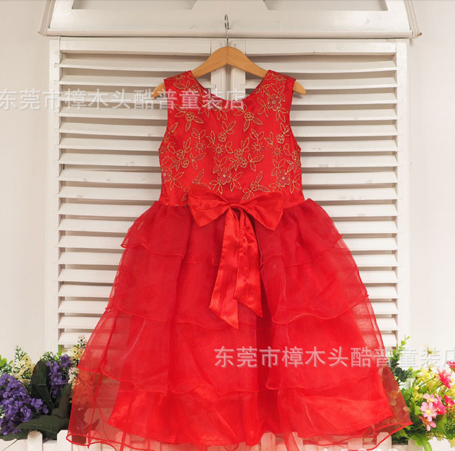 ชุดกระโปรงสีแดง (พร้อมส่ง)รหัสสินค้า CH001-1ไซส์ 90 100 110 120 130