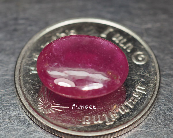 พลอยทับทิม (Ruby) 5.95 กะรัต