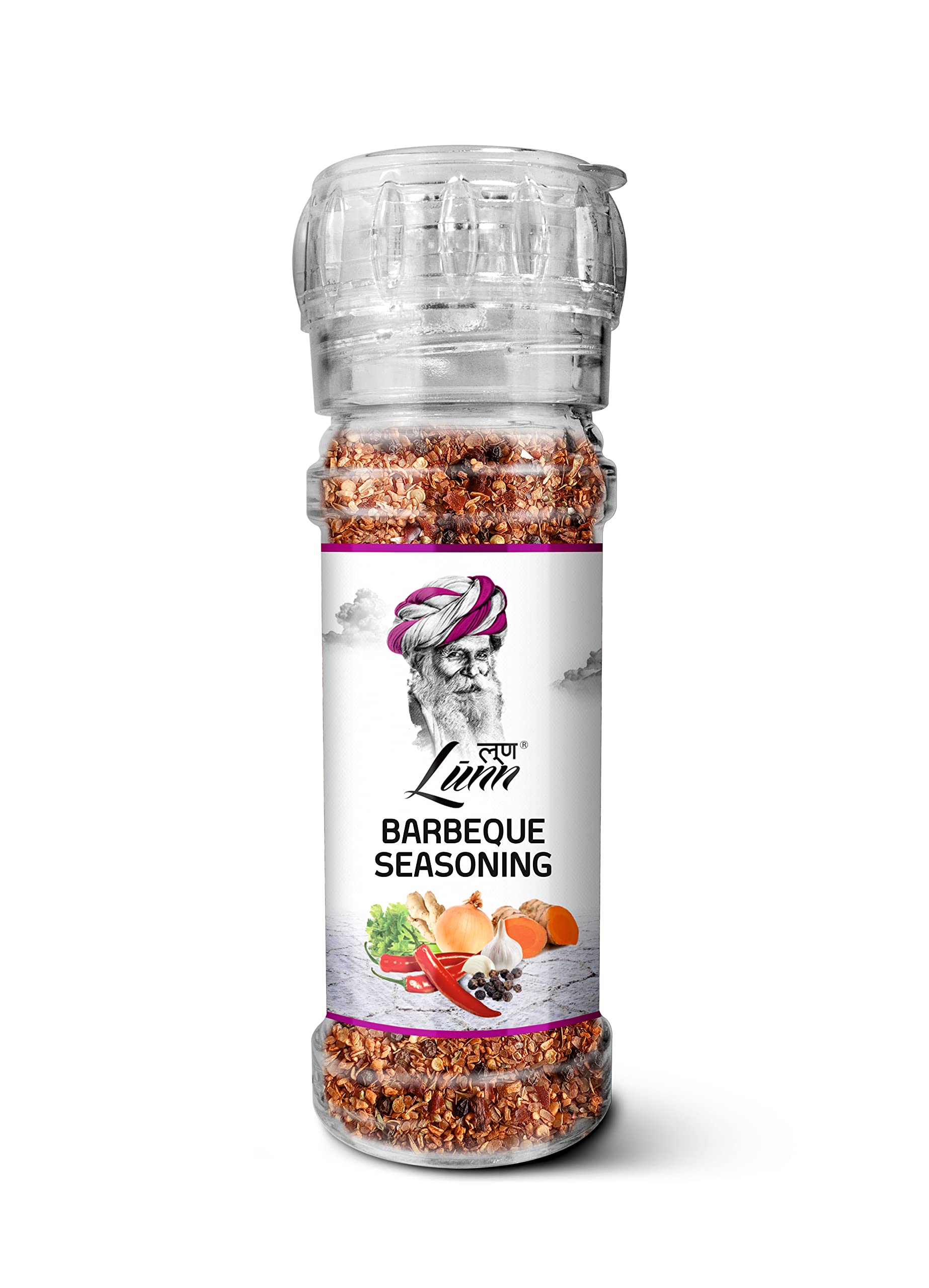 Lunn Barbeque Seasoning Salt 70 g. ลุนน์ เกลือผสมรสบาร์บีคิว 70 กรัม (05-9003)