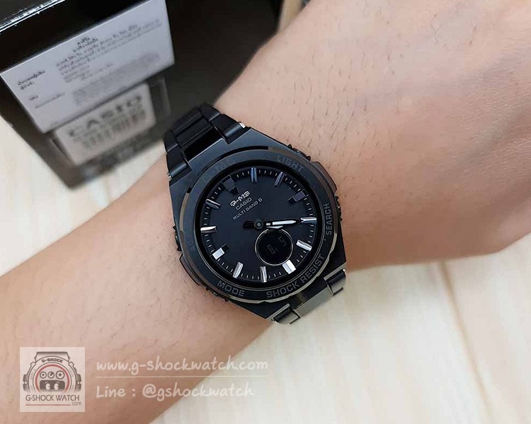 CASIO G-MS นาฬิกาข้อมือ นาฬิกากันน้ำ นาฬิกาของแท้ ประกันศูนย์ CMG 1 ปี MSG-W200CG-1AJF