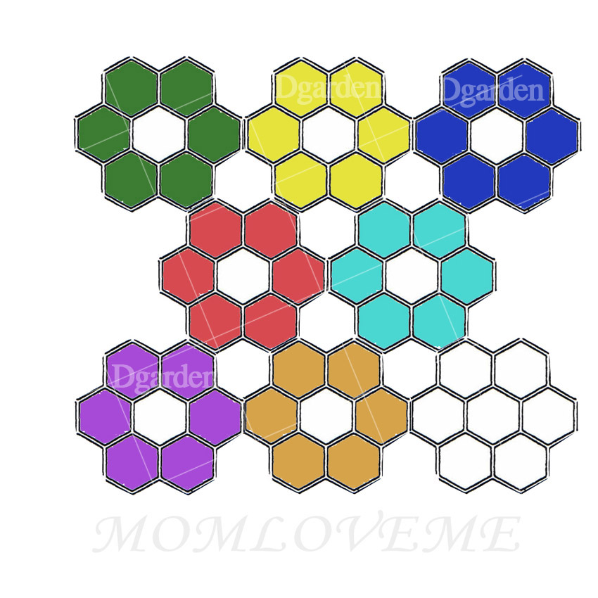 แม่พิมพ์ทางเดิน ลายรังผึ้ง D5