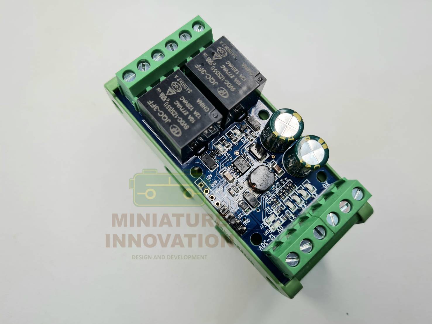 PLC FX2N - 6MR GX PLC บอร์ดควบคุมการตั้งโปรแกรมได้ สำหรับงานอุตสาหกรรม พร้อมรางยึด