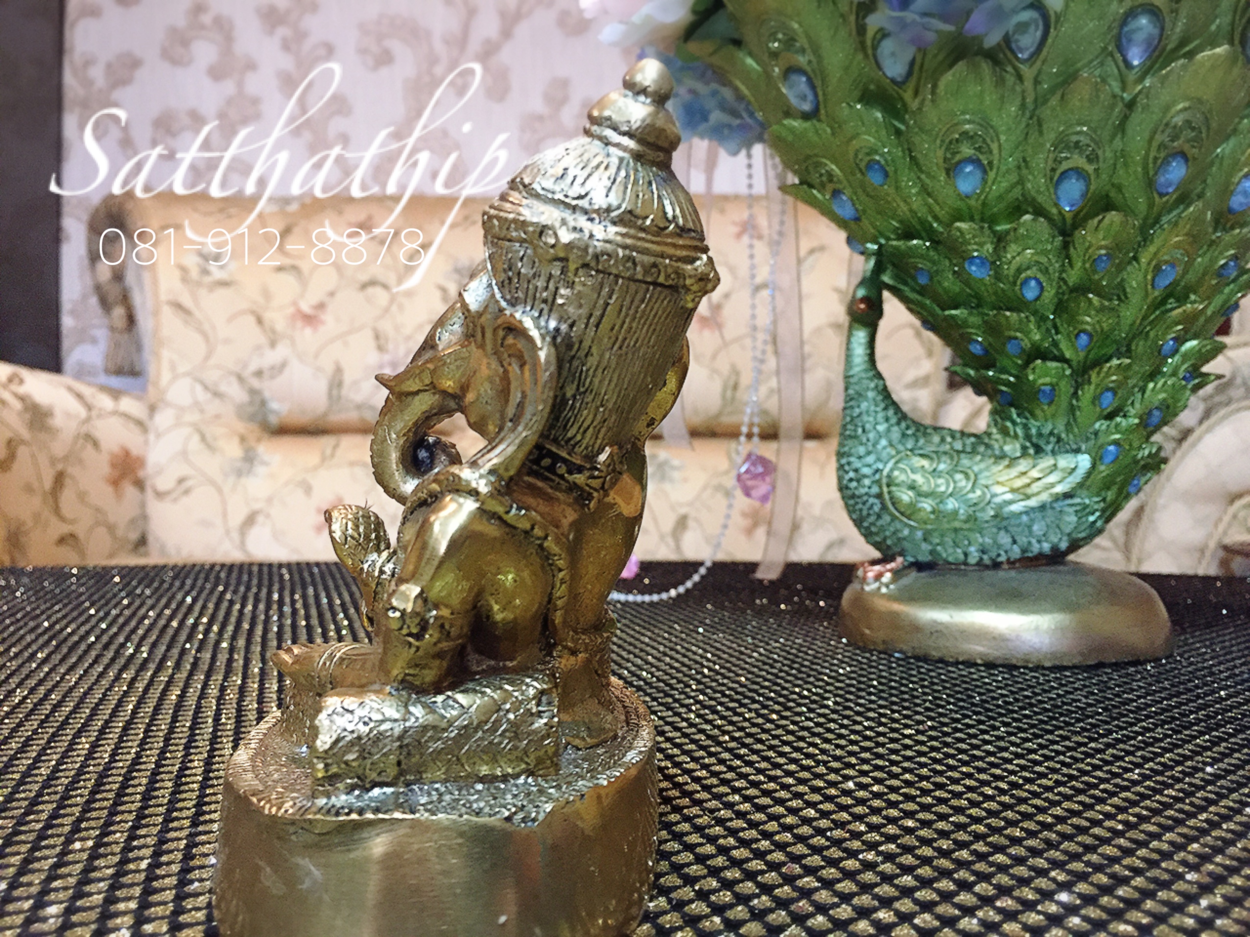 พระพิฆเนศ ปางเสวยสุข (ทองเหลือง) - Ganesha: Lord of Success