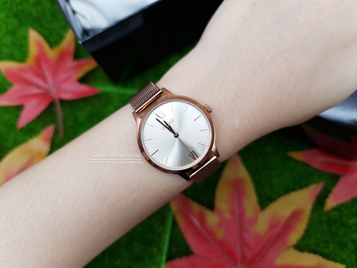 CASIO นาฬิกาข้อมือ นาฬิกากันน้ำ นาฬิกาของแท้ ประกันศูนย์ CMG 1 ปี รุ่น LTP-E157MR-9A