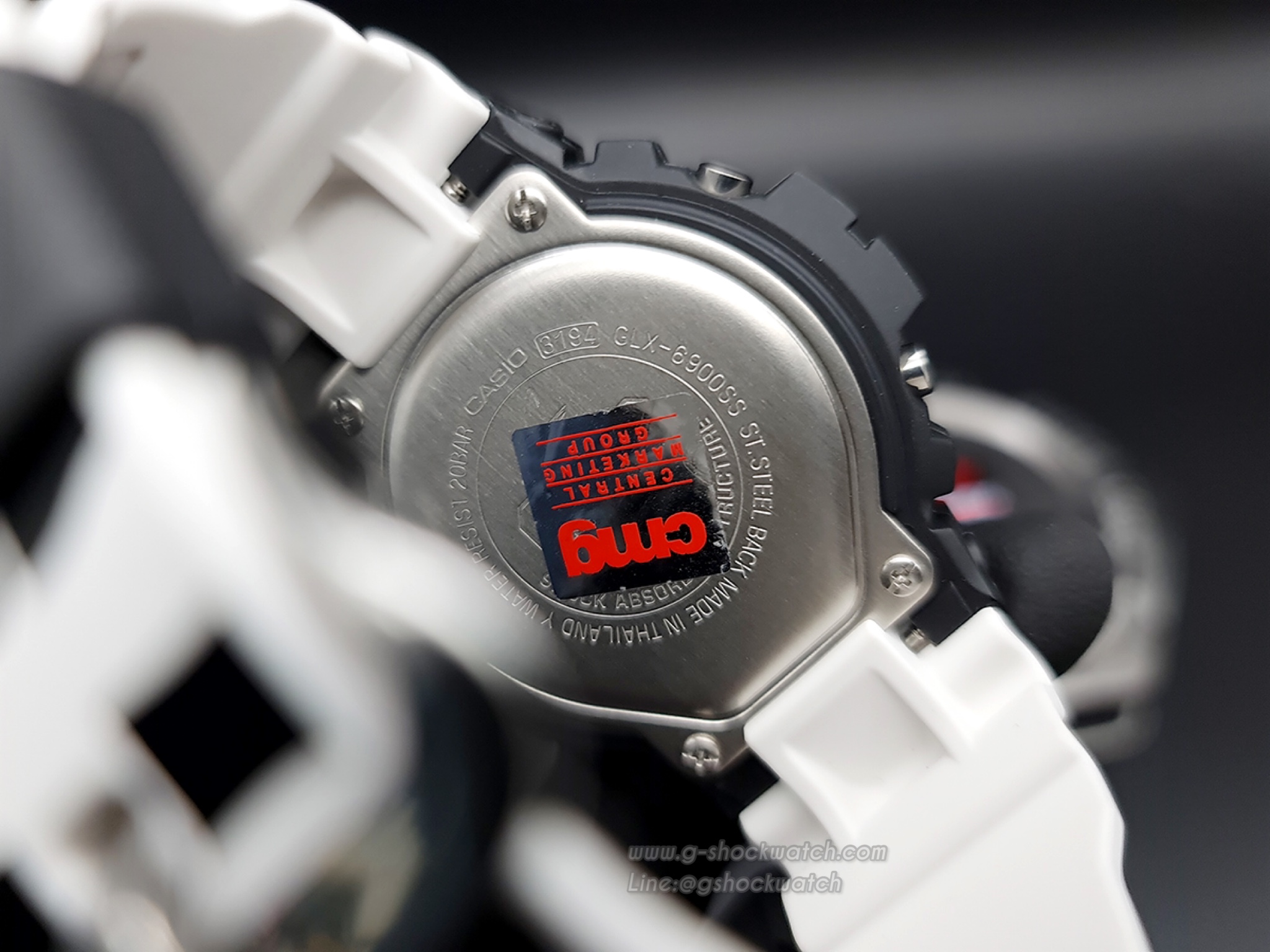 CASIO G-SHOCK นาฬิกาข้อมือ นาฬิกากันน้ำ นาฬิกาของแท้ ประกันศูนย์ CMG 1 ปี รุ่น GLX-6900SS-1J