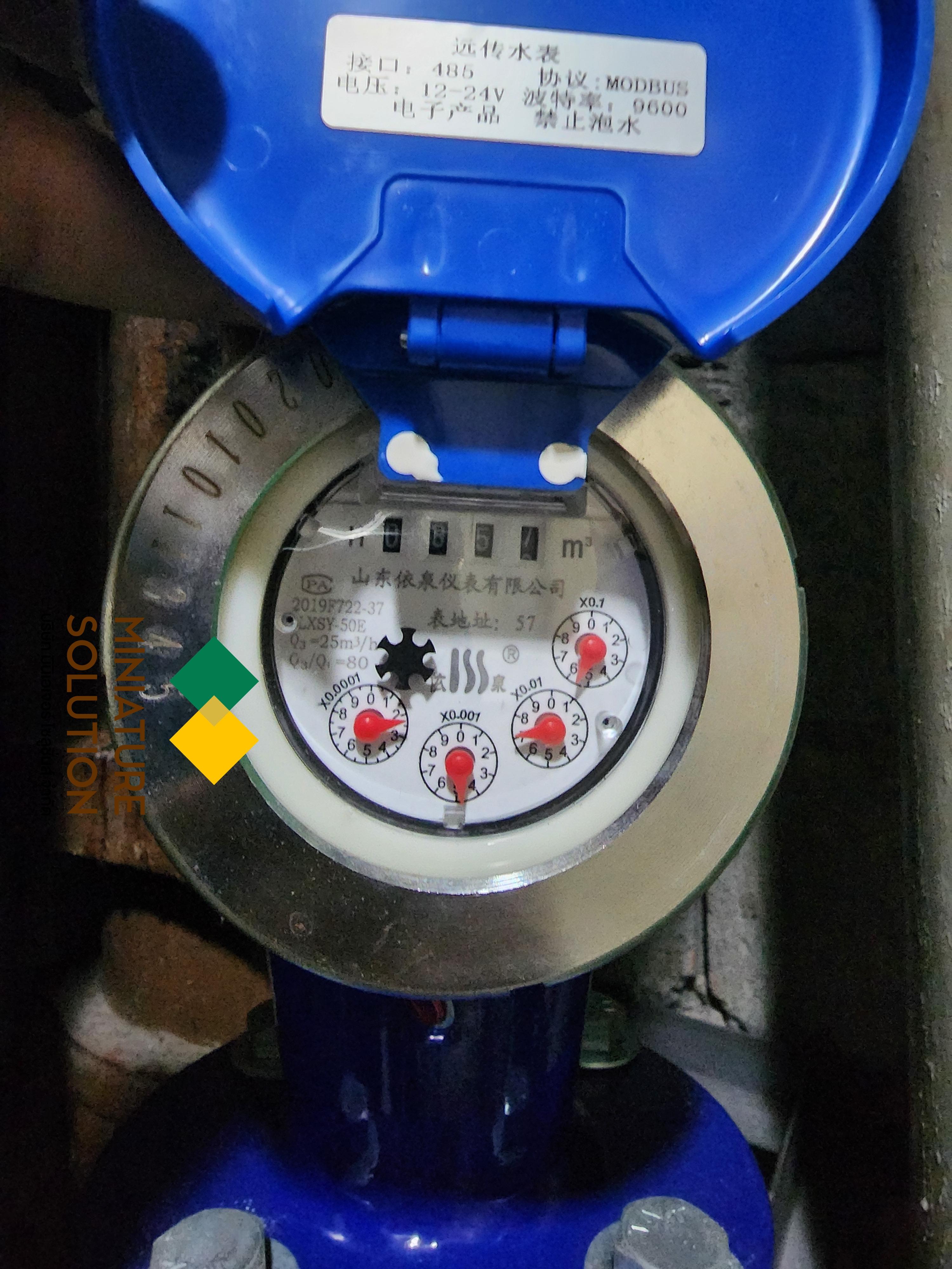 ตรวจสอบมิเตอร์น้ำ RS485 เพื่อเก็บค่าการใช้น้ำของแต่ละที่บน IOT