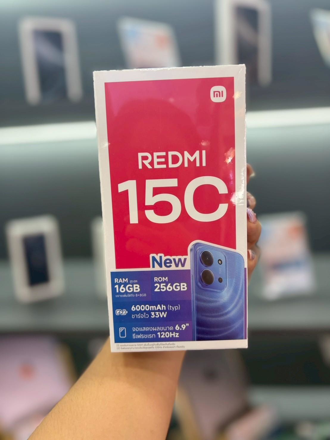 Xiaomi Redmi 15C (8+256) สีMidnight Black