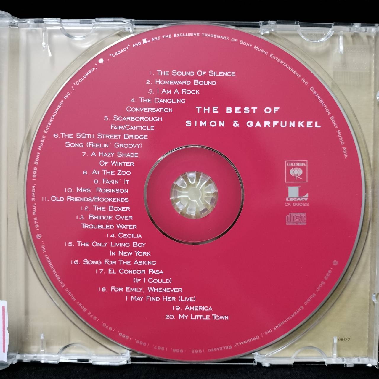 Simon & Garfunkel – The Best Of Simon & Garfunkel / ไม่ระบุ / แผ่นดี