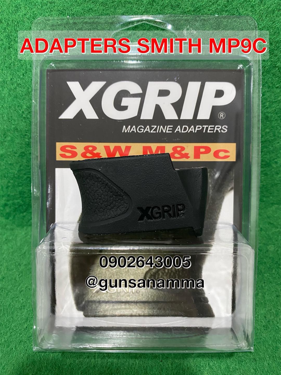 ADAPTER ยางสวม XGRIP Smith รุ่นMP9 ขนาด17 ใส่สำหรับ MP9C ตัวcompact (USA)
