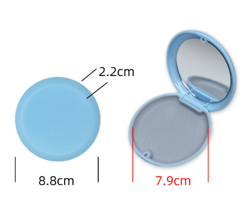 กล่องเก็บรีเทนเนอร์,กล่องรีเทนเนอร์,กล่องใส่รีเทนเนอร์,กล่องรีเทนเนอร์พร้อมกระจก,สกรีนโลโก้