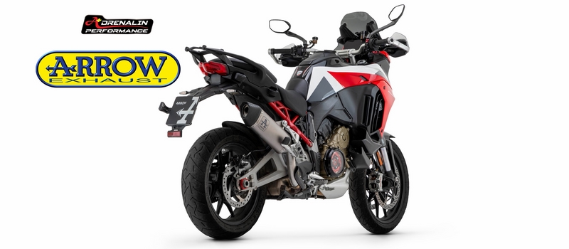 ท่อ Arrow ไทเทเนียม สำหรับ Multistrada v4 2021+ แบบสลิปออน (For Exhibition only)