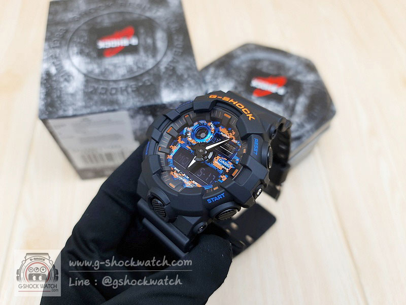 CASIO G-SHOCK นาฬิกาข้อมือ นาฬิกากันน้ำ นาฬิกาของแท้ ประกันศูนย์ CMG 1 ปี รุ่น GA-700CT-1A
