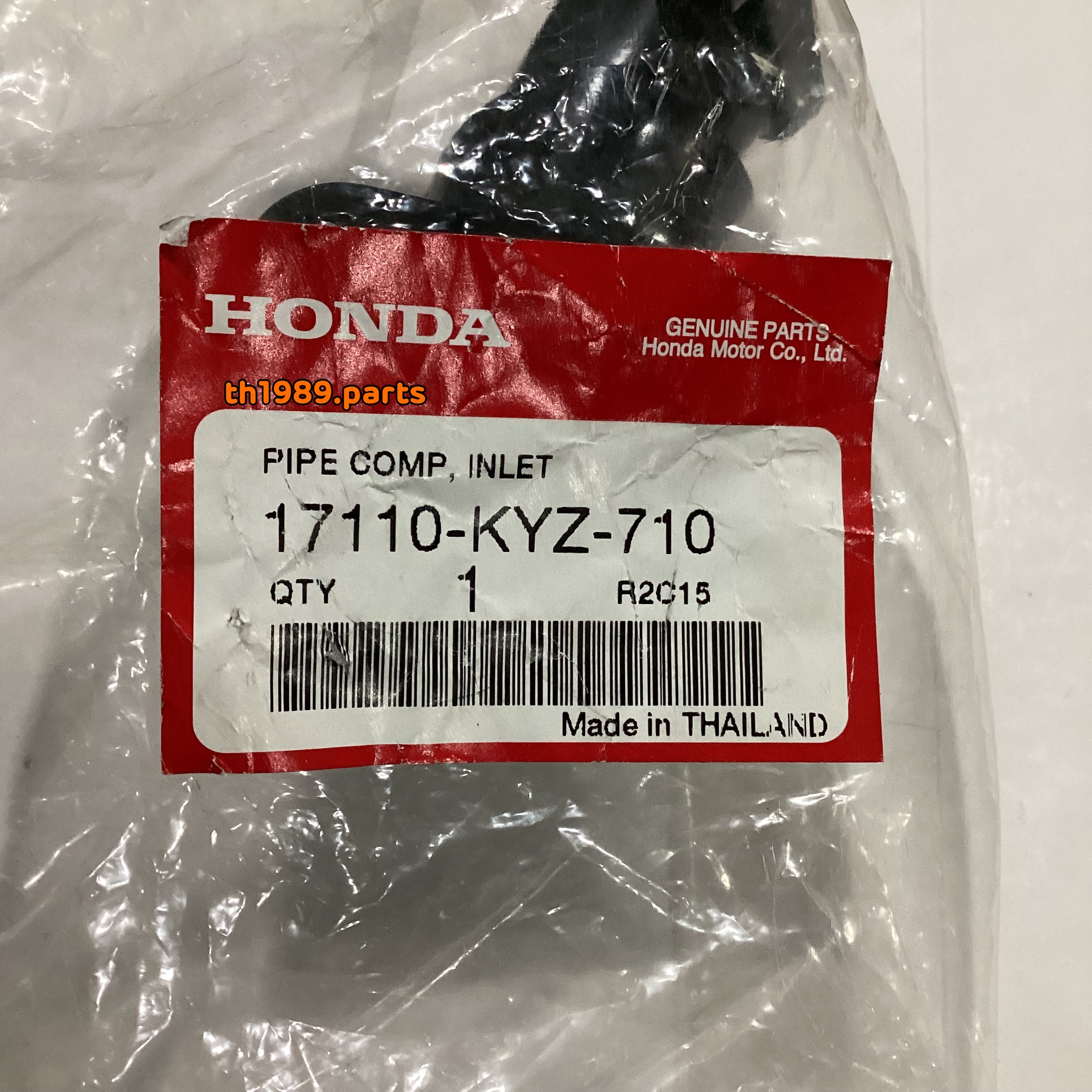 17110-KYZ-710 ท่อไอดี WAVE125I(ปลาวาฬ) 2012-2020 อะไหล่แท้ HONDA