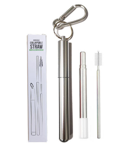 หลอดสแตนเลส,หลอดพับได้,หลอดพกพา,ชุดหลอดสแตนเลส,หลอดสแตนเลส