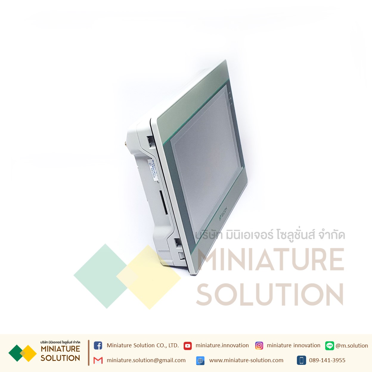 Wecon PI3070ig-C HMI จอ HMI IOT หน้าจอแสดงผล ขนาด 7 นิ้ว SUPPORT IIoT Vnet PI3070ig-C (WIFI)