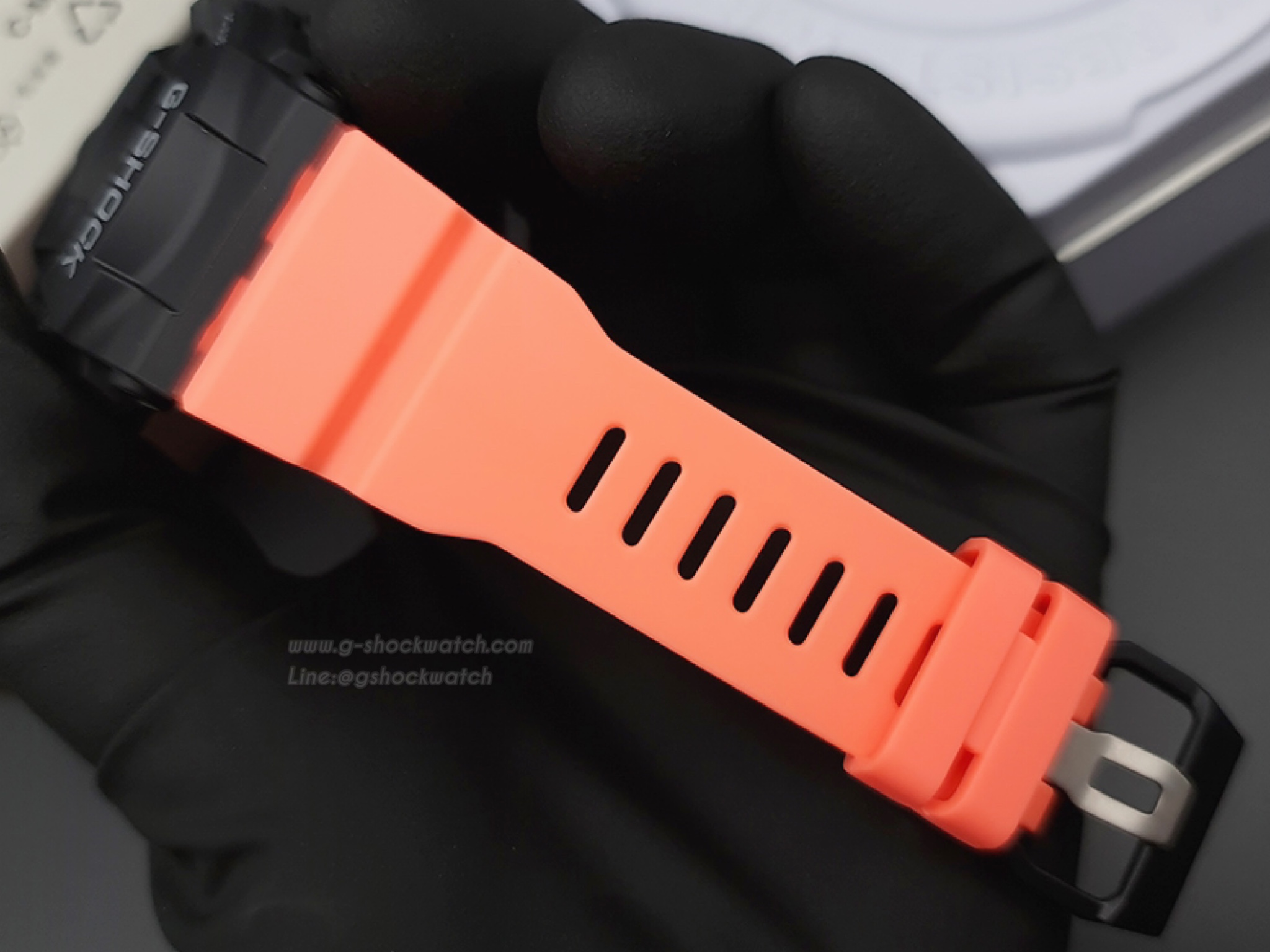 CASIO G-SHOCK นาฬิกาข้อมือ นาฬิกากันน้ำ นาฬิกาของแท้ ประกันศูนย์ CMG 1 ปี รุ่น GMA-B800SC-1A4 สีดำส้ม