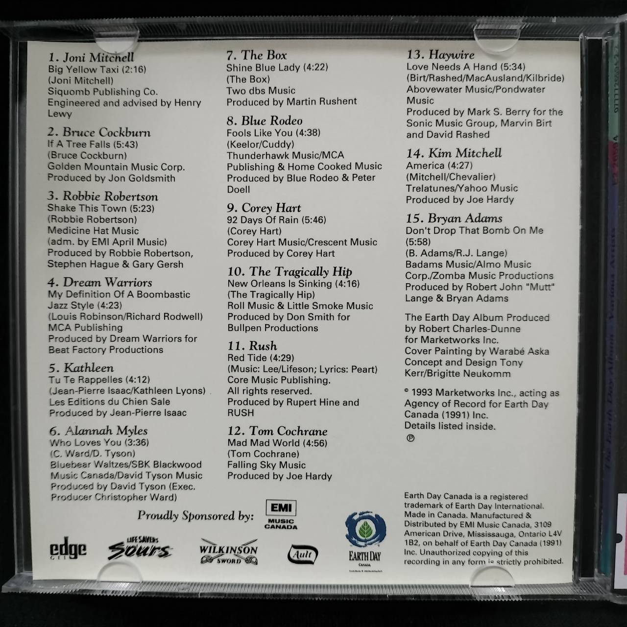 Various – The Earth Day Album / CANADA / แผ่นสภาพนางฟ้า