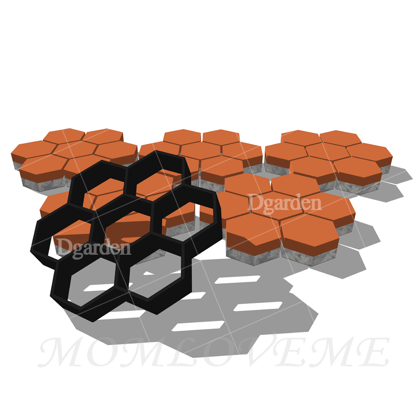 แม่พิมพ์ทางเดิน ลายรังผึ้ง D5