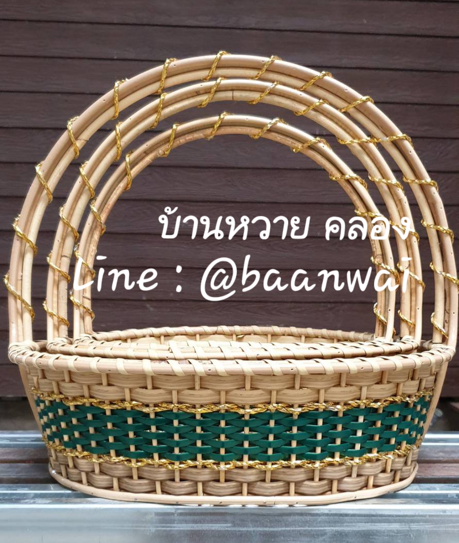 กระเช้า Code-003 หวายเทียม