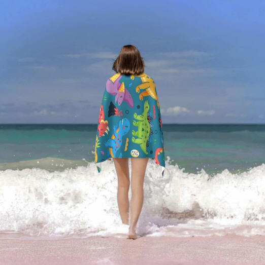 ผ้าเช็ดมือ,ผ้าเช็ดมือลายสัตว์,ขนาด15x60cm