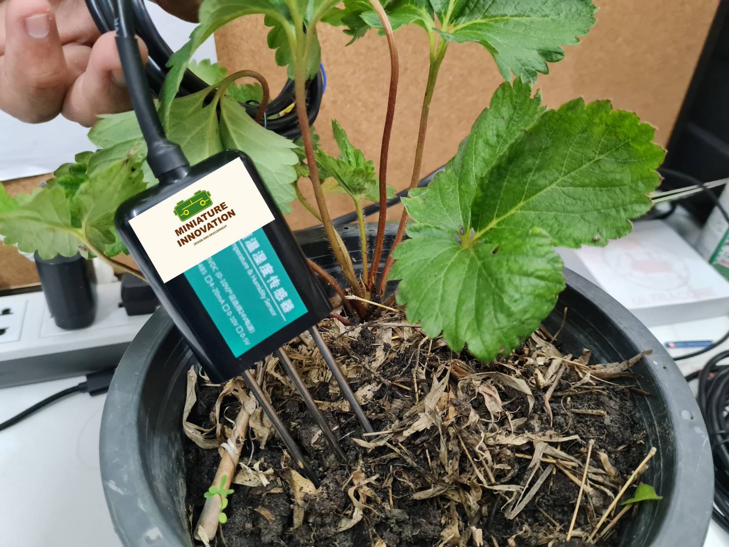 SOIL MOISTURE & TEMPERATURE SENSOR OUTPUT RS485 เซ็นเซอร์วัดความชื้นในดิน อุณหภูมิ MODBUS