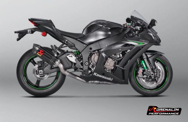 ท่อ Akrapovic carbon + link pipe ไทเท สำหรับ zx10 ปี 2016+ (For Exhibition only)