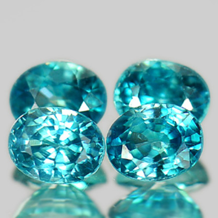 พลอยเพทายกัมพูชา (Zircon) 2.65 กะรัต 4 ชิ้น