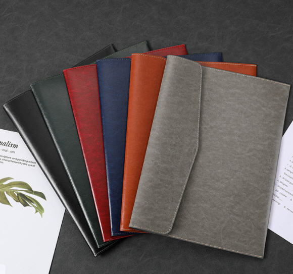 แฟ้ม,แฟ้มกระเป๋าPU,แฟ้มกระเป๋าหนังPU,ซองหนังPUใส่เอกสาร,ขนาด33*24cm