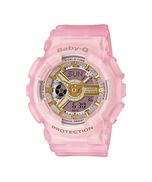 CASIO BABY-G นาฬิกาข้อมือ นาฬิกากันน้ำ นาฬิกาของแท้ ประกันศูนย์ CMG 1 ปี รุ่น BA-110SC-4A