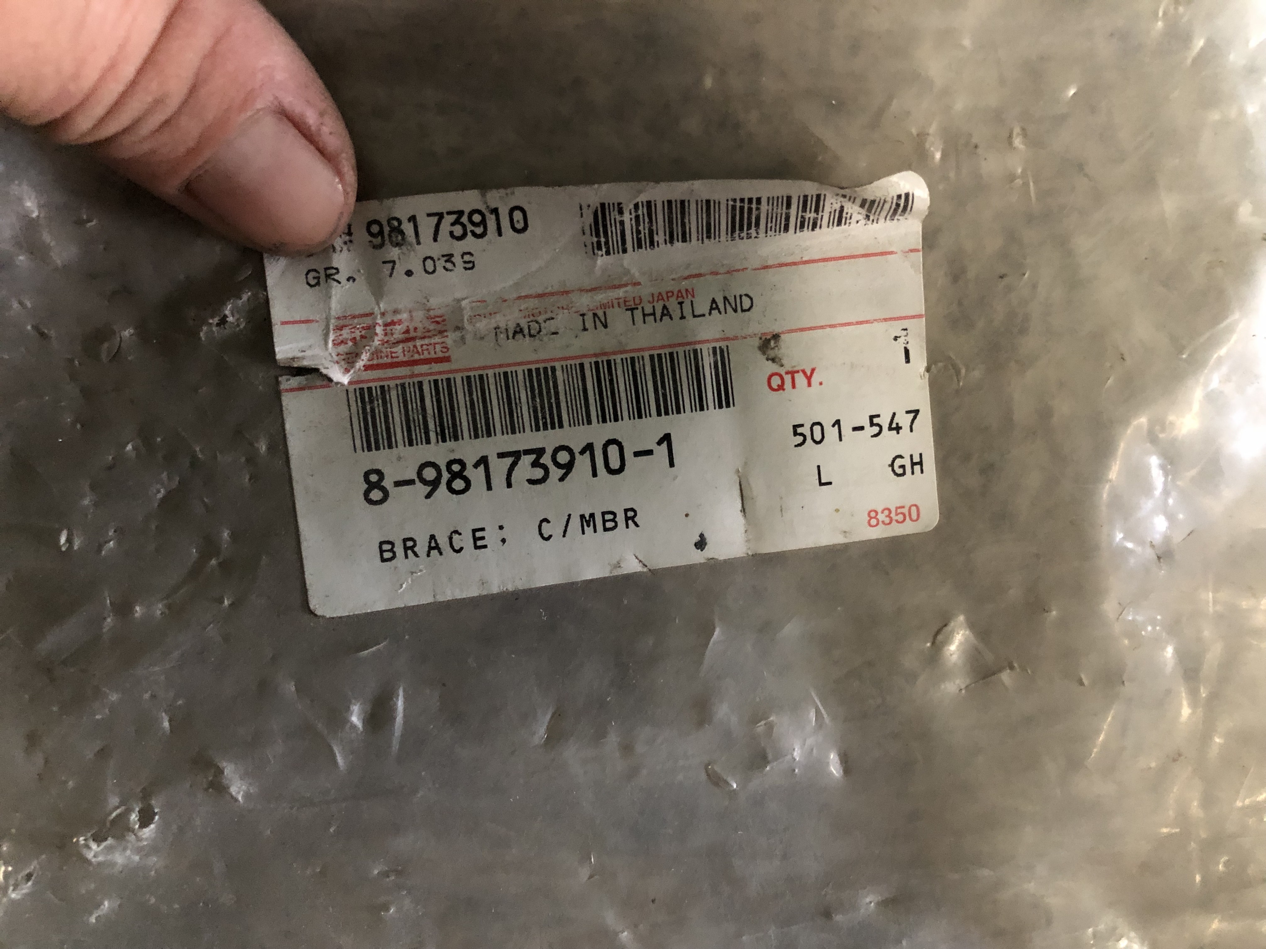 คัสซีหูลาก Isuzu D-Max 2011-19