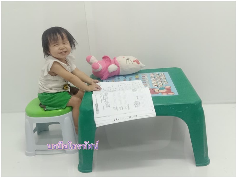 โต๊ะญี่ปุ่นเหลี่ยม-601 ผลิตจากพลาสติกคอมปาว(เม็ดสแคป)