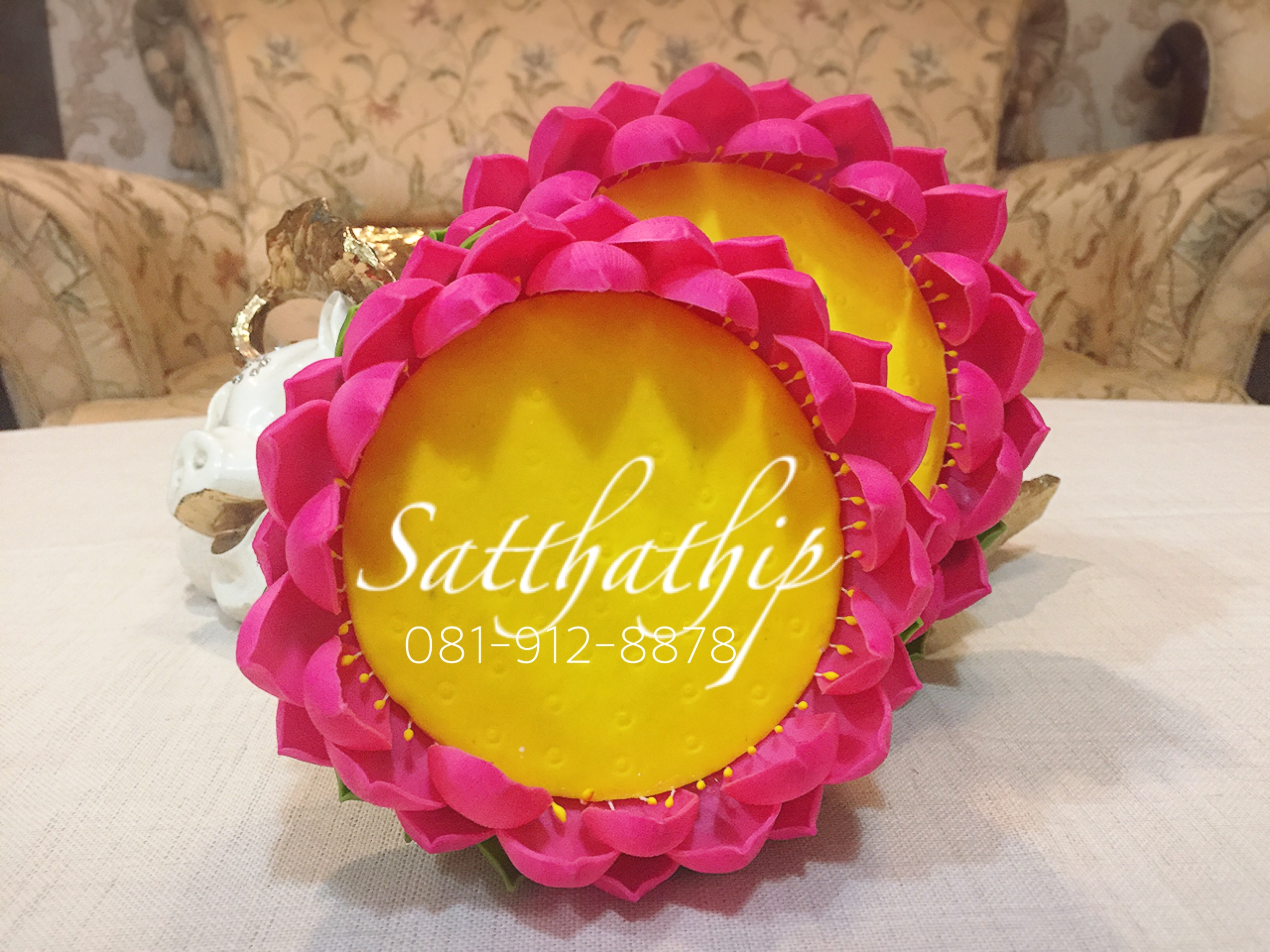 ถาดบัว ประดิษฐ์จากดิน - ฐานบัว ประดิษฐ์จากดิน - พานบัว ประดิษฐ์จากดิน - ถาดบัวดินปั้น - ฐานบัวดินปั้น - พานบัวดินปั้น -Tray